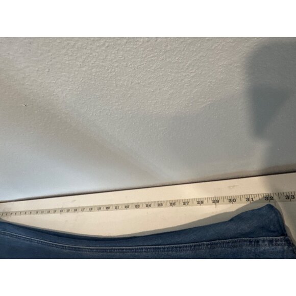 Gap Womens Jeans Sz 32 / 14 Blue Denim 70s Flair High Rise Retro Hippie Boho - Picture 9 of 11